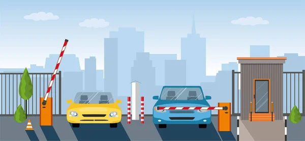 Otomatik yükselen kadar bariyer, güvenlik için otomatik sistem kapısı