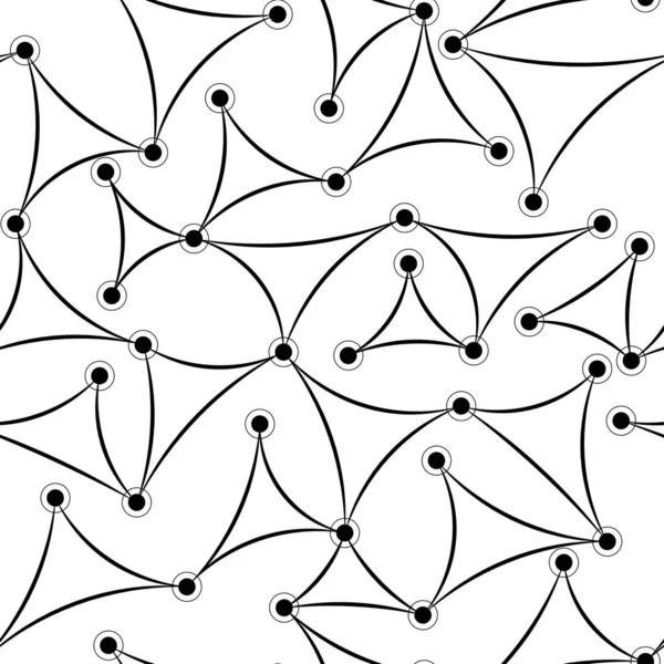 Geometrik dikişsiz desen. vektör illüstrasyonu