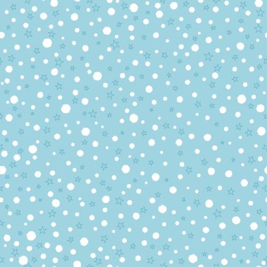 Vektör kusursuz desen - düşen kar.