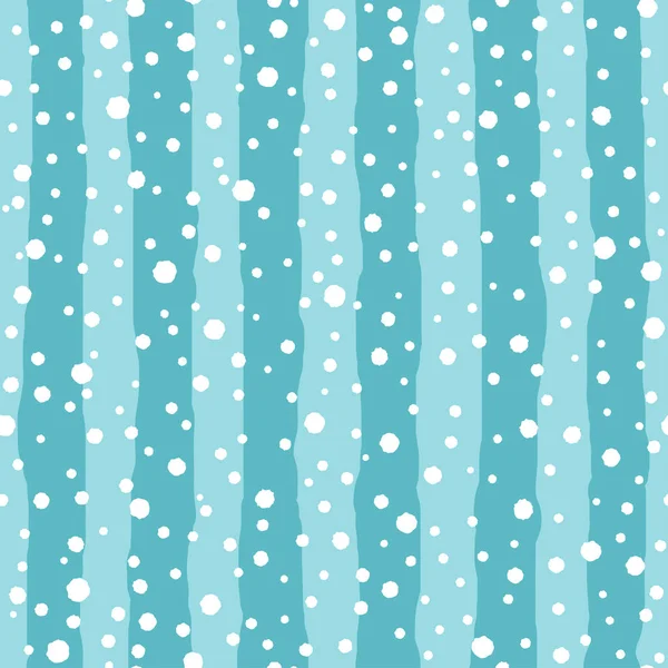 Vector seamless pattern - falling snow. — Stock Vector