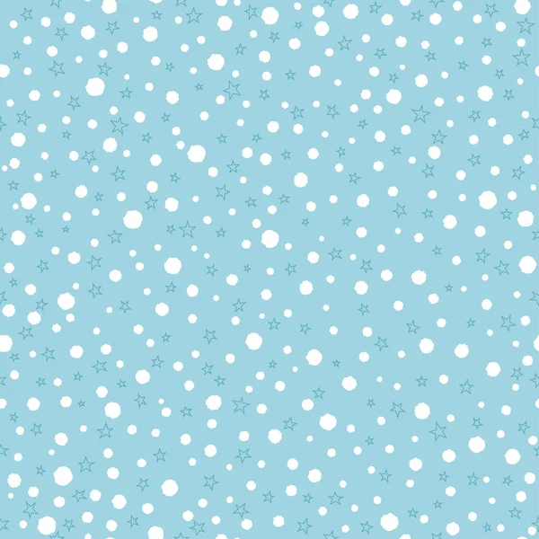 Vektör kusursuz desen - düşen kar.