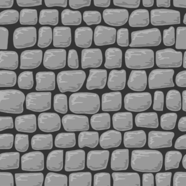 Mur de pierre fond motif sans couture — Image vectorielle