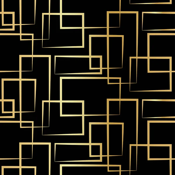 Altın dikdörtgenli geometrik dikişsiz doku