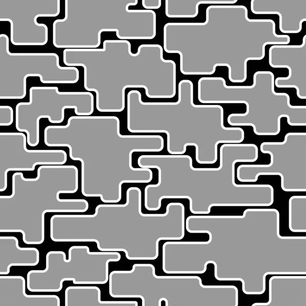 Kusursuz geometrik monokrom deseni. vektör