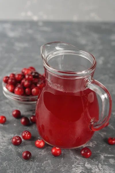 Natural cranberry juice — Stock Photo, Image