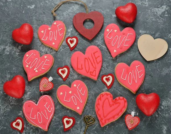 Galletas festivas de cerca —  Fotos de Stock