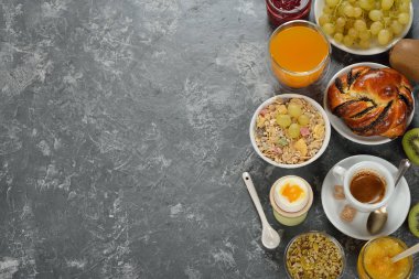 Healthy vegetarian breakfast