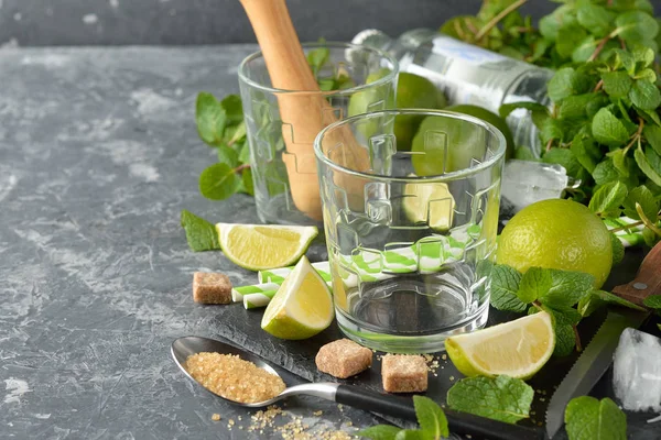 Ingredienti per il mojito — Foto Stock