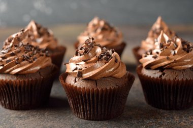 çikolata cupcakes yakın çekim