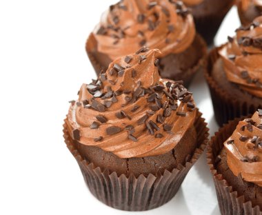 çikolata cupcakes yakın çekim