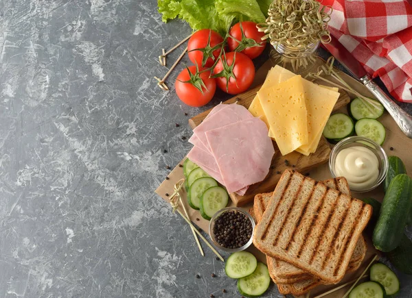 Ingredienti per sandwich — Foto Stock