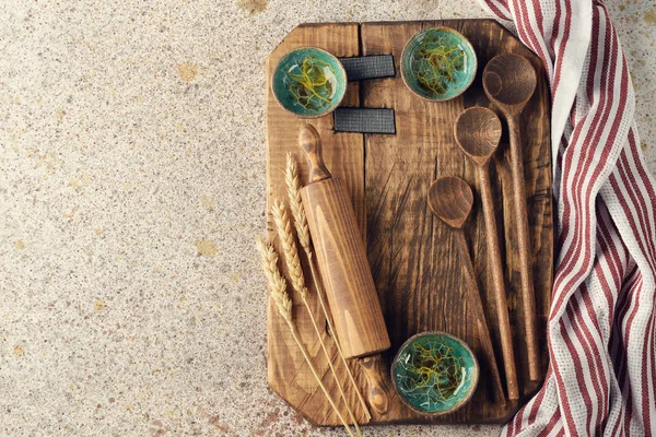 Vintage mutfak eşyaları yakın çekim