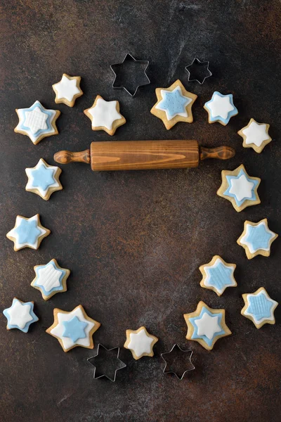 Christmas cookies close up — Stock Photo, Image