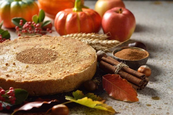 Pastel de calabaza picante de otoño —  Fotos de Stock