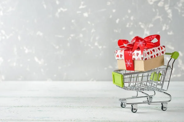 Festive box close up — Stock Photo, Image