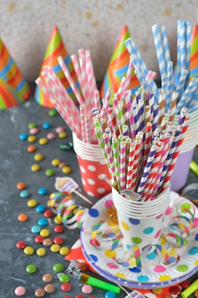Accessories for children's parties — Stock Photo, Image