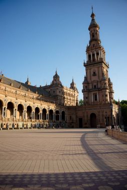 Plaza de Espana, Seville, İspanya, Avrupa'nın Belediye Binası