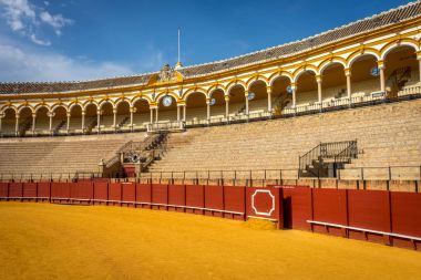 Sevilla, İspanya, Avrupa Ring mücadele boğa
