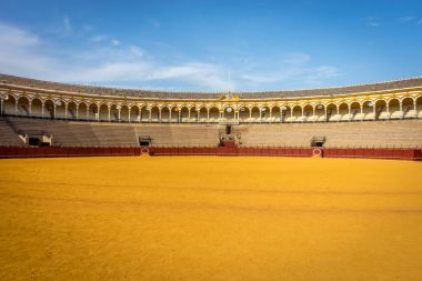 Sevilla, İspanya, Avrupa Ring mücadele boğa