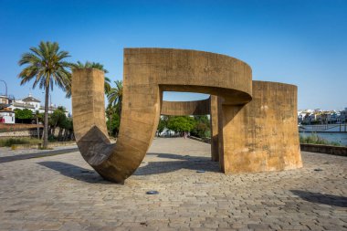 Sevilla, İspanya, Avrupa'nın Guadalquivir Nehri