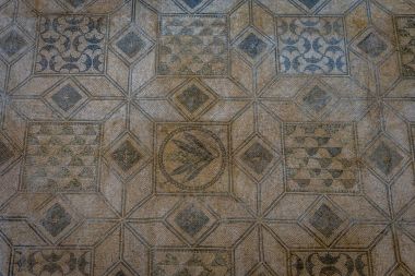 Cordoba, İspanya Alcazar katında karmaşık Tasarım sanat, 