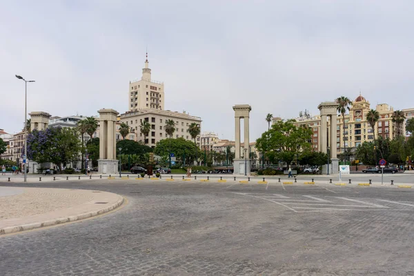 Malaga, Spanyolország - június 24.: A város központjában Malaga város, — Stock Fotó