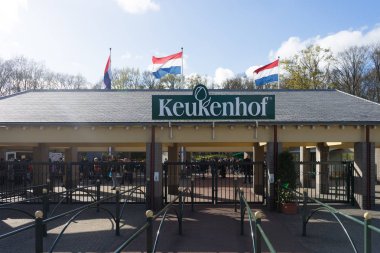 Keukenhoff, Hollanda - 17 Nisan : Keukenhoff Lale Bahçesi