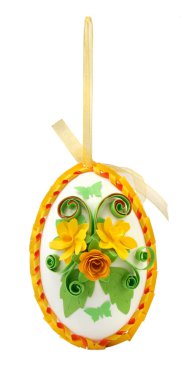 Quilling yapılan yumurta