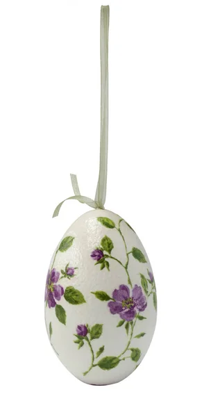 Decoupage decorated eggs — Stock Photo, Image