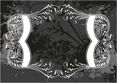 Desenli dekoratif çerçeve