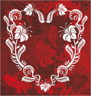 Desenli dekoratif çerçeve