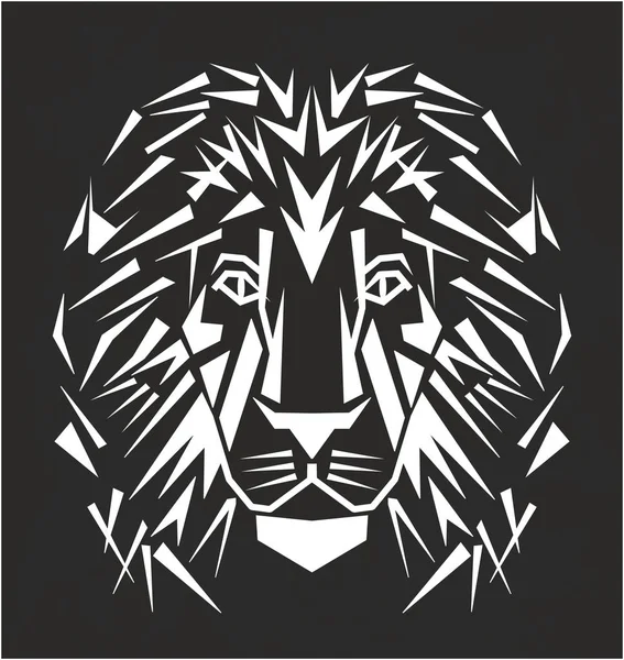 Татуировка Льва — стоковый вектор