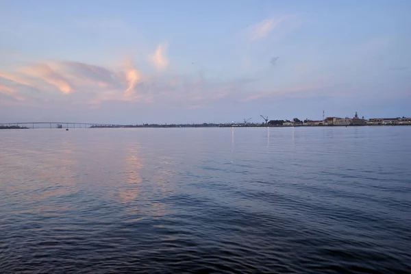 Naval Base on Coronado Island during sunrise, California — Stock Photo, Image