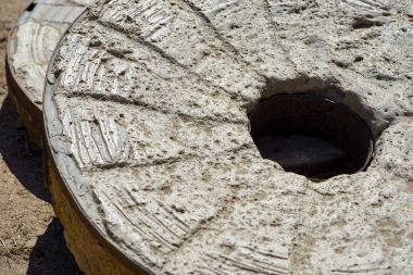 antika millstone Mısır California taşlama için kullanılan \ Meksika
