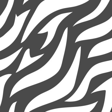 Geometrik zebra çizgili arka plan. Soyut Siyah-Beyaz hayvan baskısı. Kumaş dokusu ya da duvar kağıdı olarak kullanılabilir. Tek renkli vektör