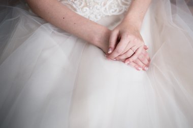 Güzel gelin. Düğün saç ve makyaj