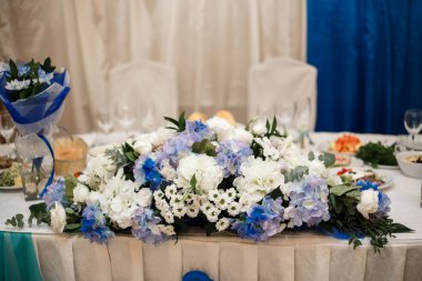 Düğün için dekorasyon.