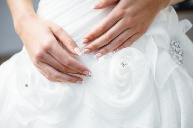 Güzel gelin. Düğün saç ve makyaj