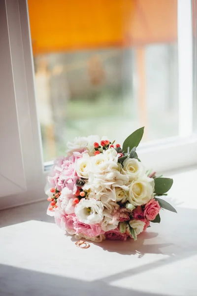 Bride's bouquet background — Stock Photo, Image