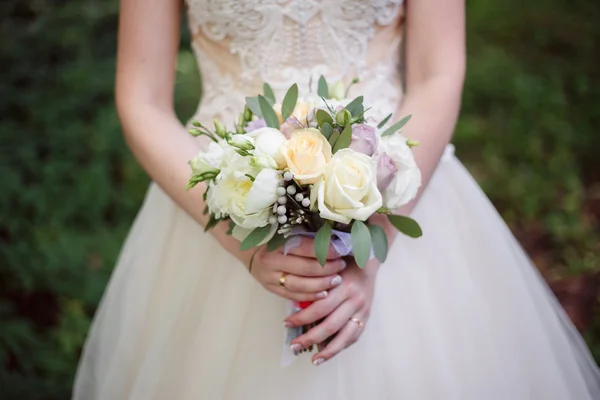 Sfondo bouquet della sposa — Foto Stock