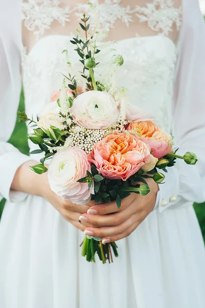 Sfondo bouquet della sposa — Foto Stock