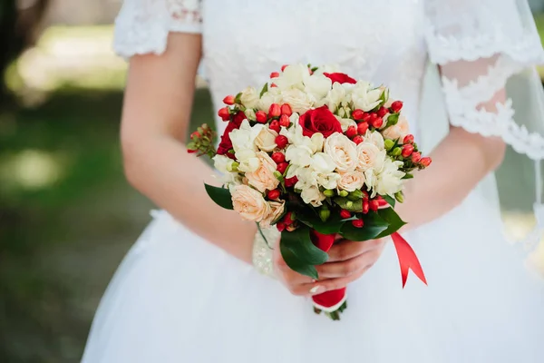 Beautiful wedding bouquet color Royalty Free Stock Photos