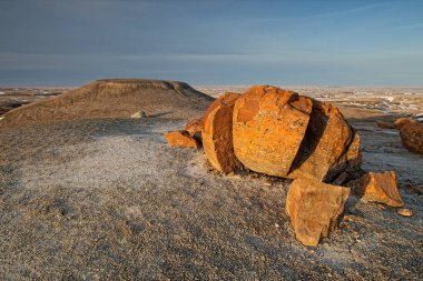 Kırmızı Rock Coulee Güney Alberta, Kanada