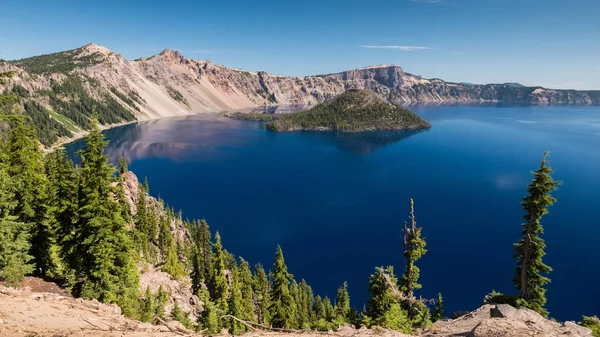 Kráterové jezero národní park, oregon, usa — Stock fotografie