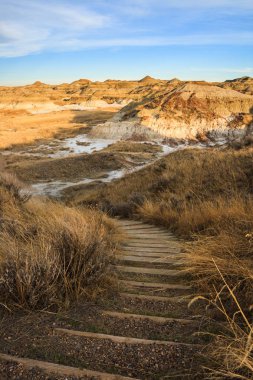 A iz anong Dinosaur Provincial Park Badland'de
