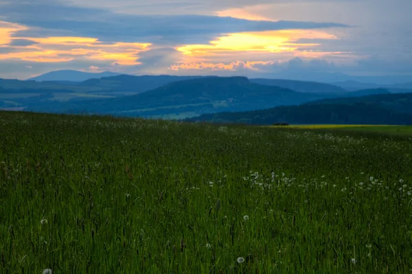 Чеські села в північній Богемії, Чеська Республіка — стокове фото