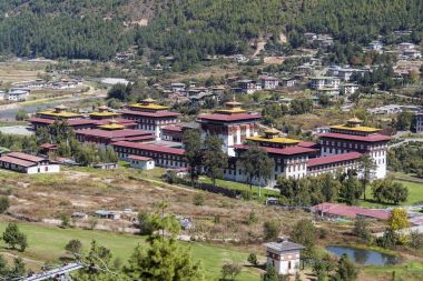 Kral'ın sarayında Thimphu - Bhutan