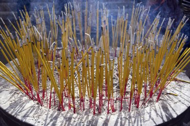 Bir tapınak, Zhongdian, Yunnan - Çin tütsü