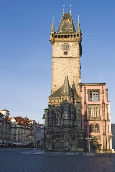 Pohled na Pražský orloj — Stock fotografie