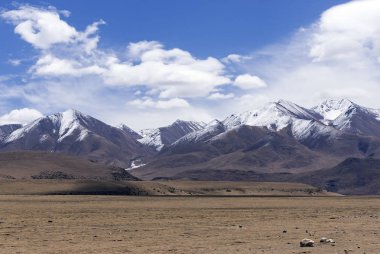 Tipik dağ manzarası - Tibet